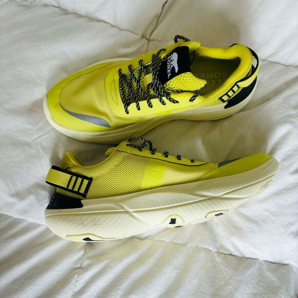 Sorel Shoes - Women’s Sorel Sneakers neon yellow Blitz leisure lace sneakers running shoes siz